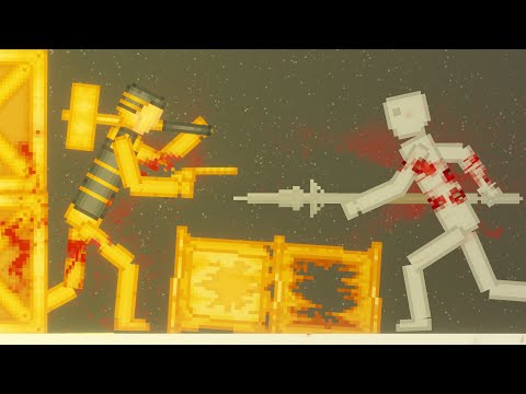 People Fight Golden Humans in People Playground (Part 2)
