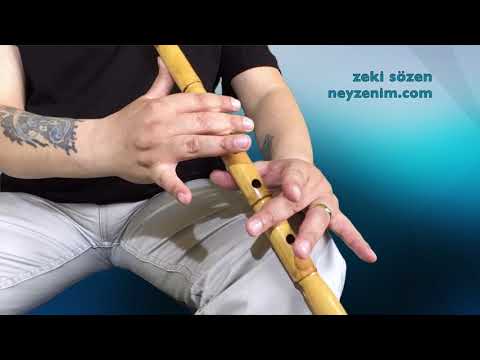 Ney Dersleri 14  Ney enstrumanında Kaba Çargah ve Kaba Segah Perdeleri