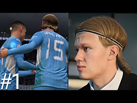 SIGNING ERLING HAALAND! Manchester City FIFA 22 Career Mode - Episode #1