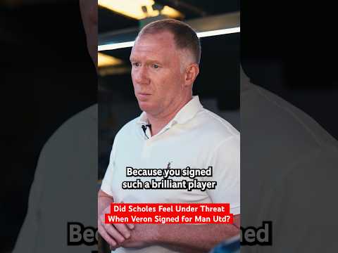 Scholes Thoughts When Veron Signed for Man Utd #five #shorts #scholes #Veron #MUFC