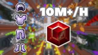 I Made over 10 MILLION Coins Per Hour With A Basic GEMSTONE Mining Setup | Hypixel Skyblock