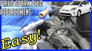 How to Replace Spark Plugs 2010-2015 Toyota Prius | EASY!