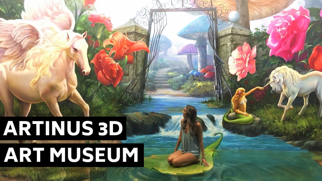 Join a traveler on a visit to Artinus 3D Art Museum.