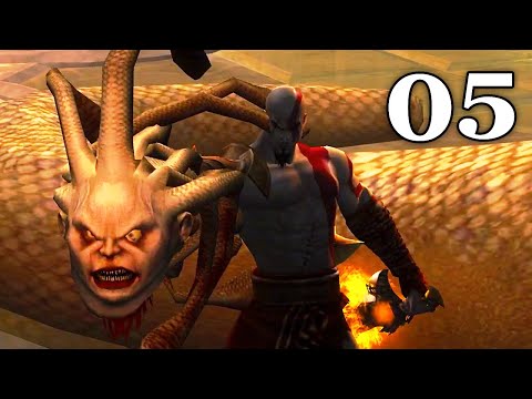 God of War 2 Remastered Gameplay Walkthrough - Part 5 - Euryale Boss Fight