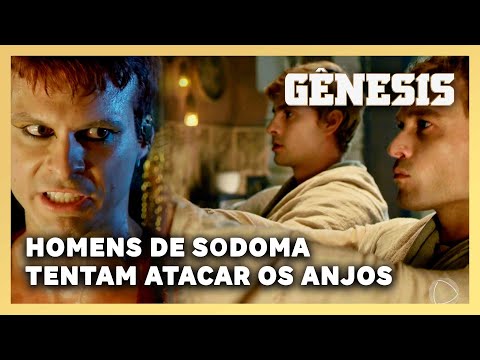 NOVELA GÊNESIS: Homens de Sodoma tentam atacar os Anjos
