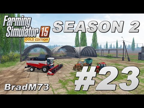 Farming Simulator 15 - Season 2 - GOLD EDITION - Ep 23 - Tons of wheat!!