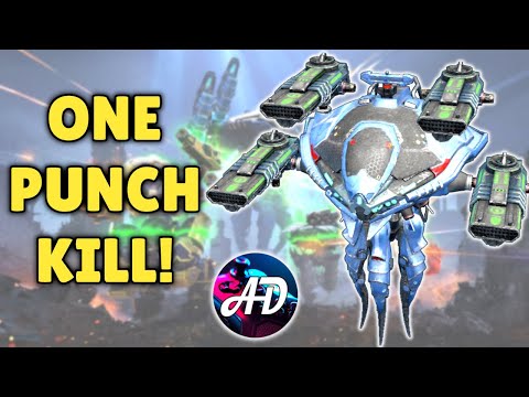INSANE! New MAX SHOTGUN NODENS SQUALL ONE PUNCH KILL! - War Robots MK2 Gameplay WR