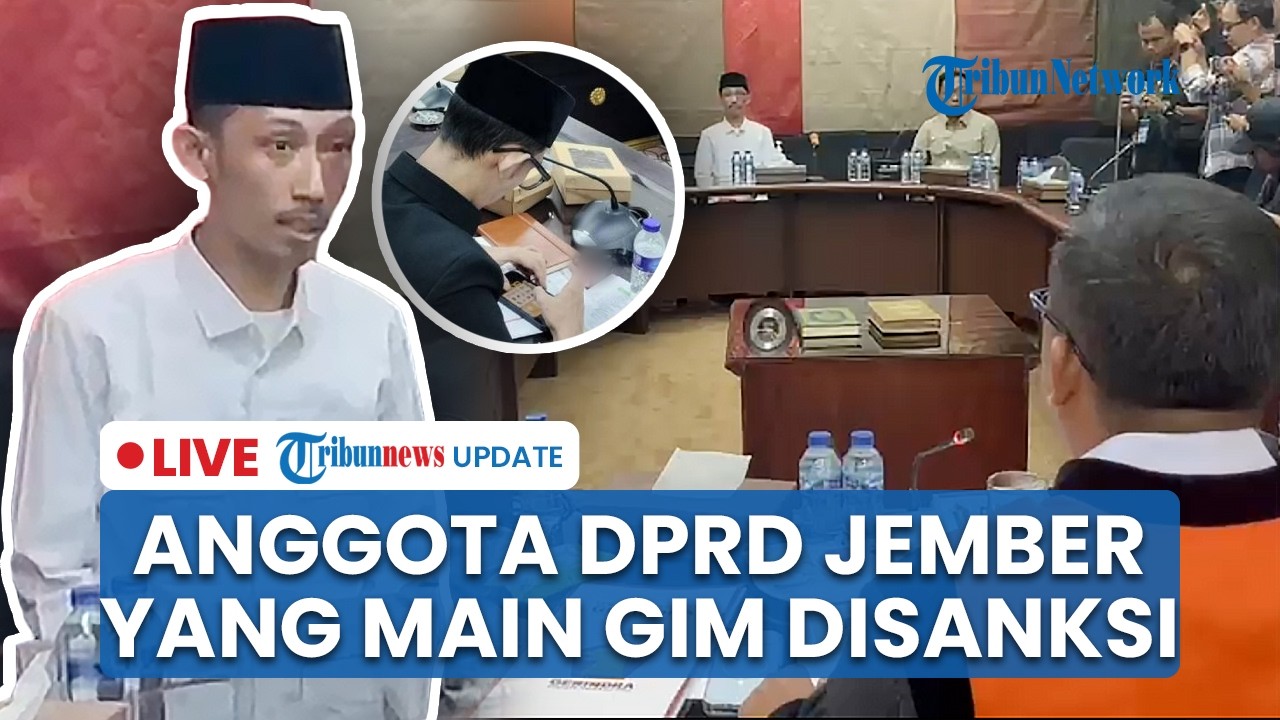 LIVE: Anggota DPRD Jember yang Merokok dan Main Gim saat Rapat Dijatuhi Sanksi Gerindra