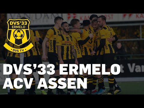 DVS'33 ERMELO DOMINEERT EN WINT | DVS'33 ERMELO - ACV Assen | Derde Divisie | Samenvatting