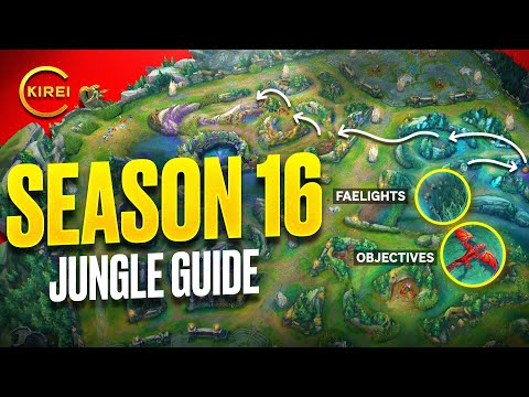 Season 16 Jungle guide (Correct way to 1v9 - Faelights,Objectives,Midgame)