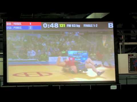 2012 Women's World Championships: 63 kg Final Taybe Yusein (BUL) vs. Elena Pirozhkova (USA