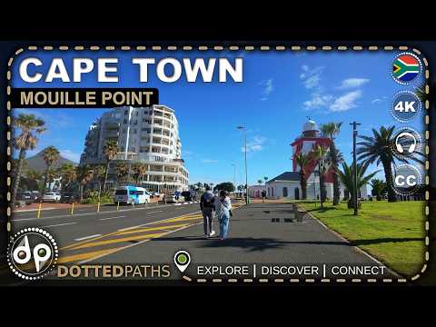 Mouille Point, Cape Town | Between V&A Waterfront & Sea Point | 4K Walking Tour