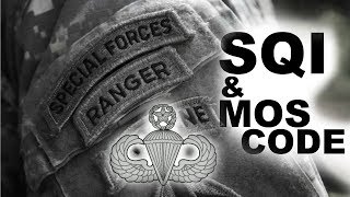 Special Qualification Identifier (SQI) & MOSC Explained