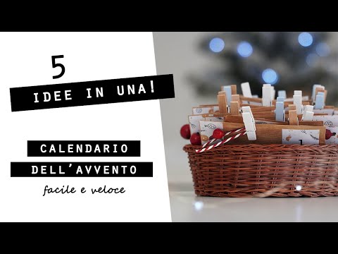 QUICK and EASY ADVENT CALENDAR for last-minute ideas!