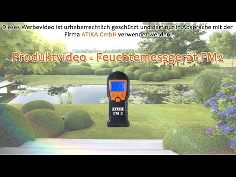 ATIKA Produktfilm - Feuchtemessgerät FM2