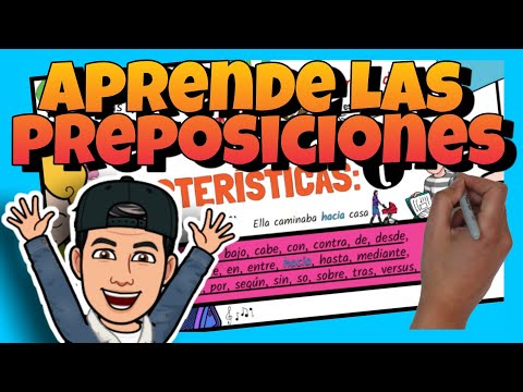 📚 Las PREPOSICIONES en ESPAÑOL para NIÑOS de PRIMARIA con TRUCO