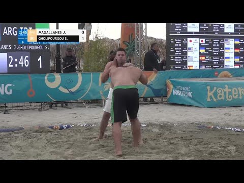 Juan Oscar MAGALLANES (ARG) vs. Soheil Eisa GHOLIPOURGOUDARZI (IRI) • A | Round 1 • Men's BW +90Kg