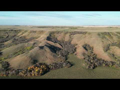 Video Thumbnail for Flegel Hill View Point of the Qu'appelle Valley South of Melville, Saskatchewan 