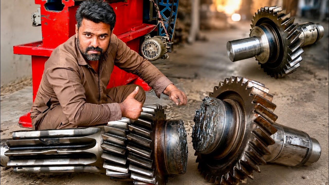 He Refused to Scrap This Broken Gear Shaft — Here’s What Happened! 🔥