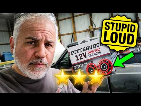 Pittsburgh Horn Set for Jeeps or Automobiles from Harbor Freight