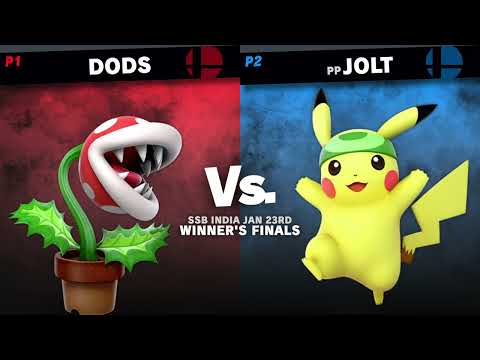 Dods (Piranha Plant) vs Jolt (Kazuya/Pikachu) - SSB India January '22 #4 - Winners Finals