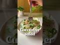 Aisa Thanda Salad Pehli Baar Dekha Cucumber Dahi Recipe For Flat Belly In 2 Mins Shorts