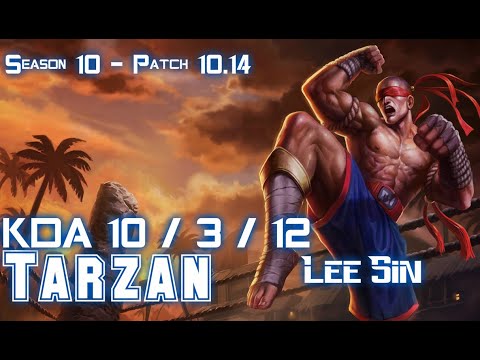 Tarzan LEE SIN vs GRAVES Jungle - Patch 10.14 KR Ranked