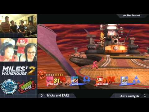 Miles Warehouse 2 Smash4 Doubles Losers R2 - Nicks+Earl vs Astra+Ignis