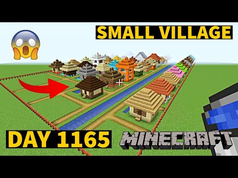 HU Smart Gamer - I build Small Village in Minecraft Creative mode 2023 Day 1165