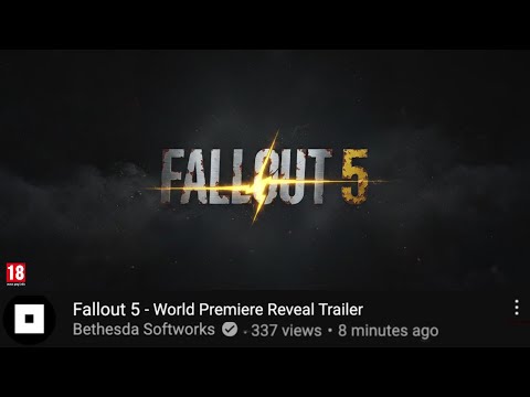 Fallout 5 (2026) - First Trailer |  Bethesda Game Studios | Concept