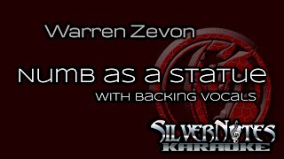 Warren Zevon ● Numb as a Statue ● with Backing Vocals