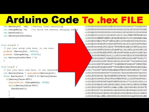 {704} Come generare un file esadecimale dal codice Arduino