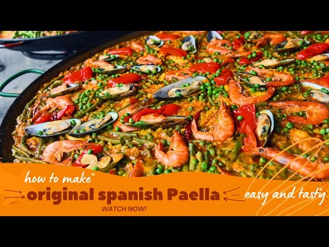 Spanish Perfect Mixed Paella Recipe - Easy and Tasty Cooking Food Recipes