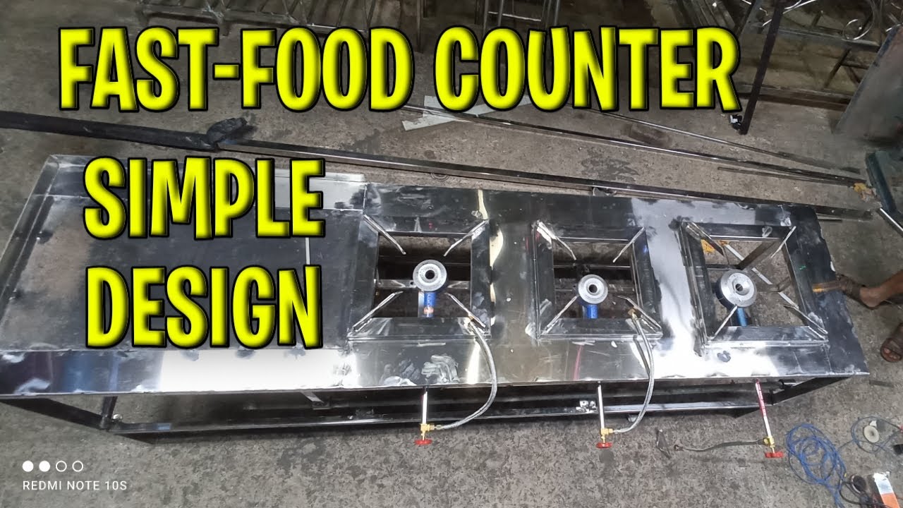 Watch video Fast-Food Counter Design Steel Fabrication Now Fast-Food Counter Design Steel Fabrication