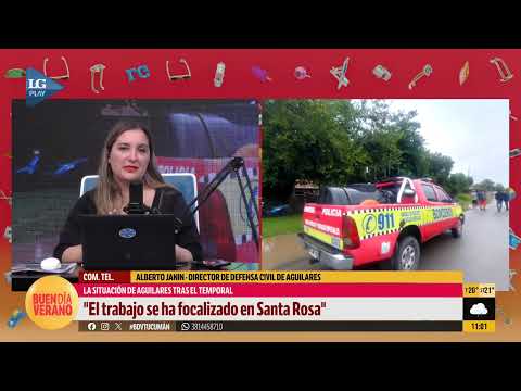 AGUILARES | La situación tras el temporal en Tucumán