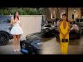 Luxury Day In Monaco Elegant Women Rare Cars Night Atmosphere