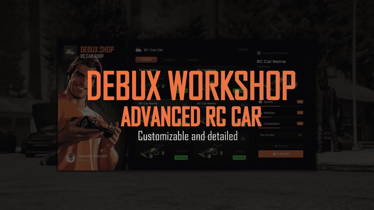 [ESX/QB] Advanced Rc Car (Customizable and detailed) thumbnail 9