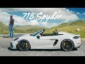 NEW Porsche 718 Spyder Road Review Of The Topless GT4 Carfection 4K