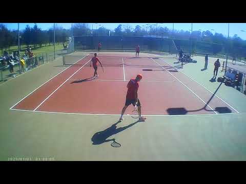 Bulus and Johansen Tennis match 2/20 Court 1