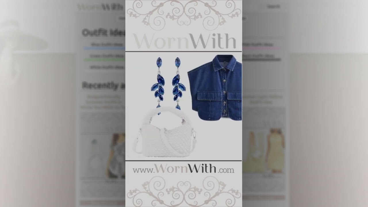 Blue Outfit Idea to Try in Spring Blue Cute Trendy Outfit Idea for Spring
