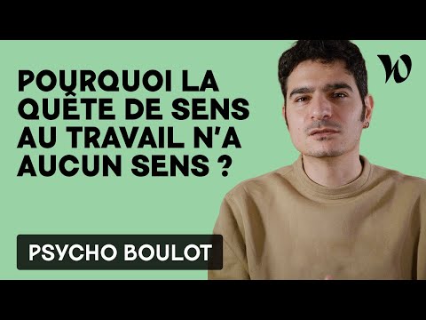 Why is it meaningless to give meaning to work?