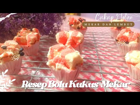 Cara Membuat Bolu Kukus Mekar hanya 2 telur lembut dan mekar sempurna⁉️