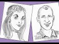 Caricatures by Bill Dougal