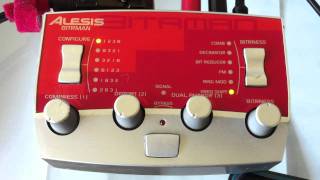 Video thumbnail for Alesis Bitrman w/expression pedal mod, ringmod, FM, decimator by Ian Hattwick