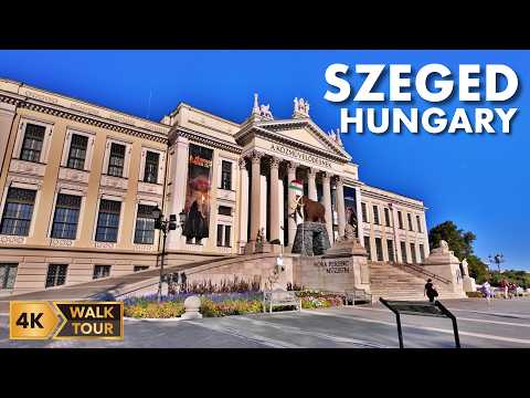 Szeged, Hungary Walking Tour [4K/60fps]
