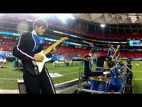 Drumming with the Georgia State Marching Band & Rock Band 2013