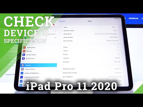 How to Check Device’s Specification in iPad 11 Pro 2020 – Find Device’s Info