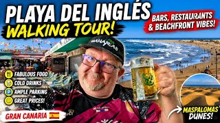 Playa del Inglés Beachfront Bars & Restaurants Walking Tour Gran Canaries Best S