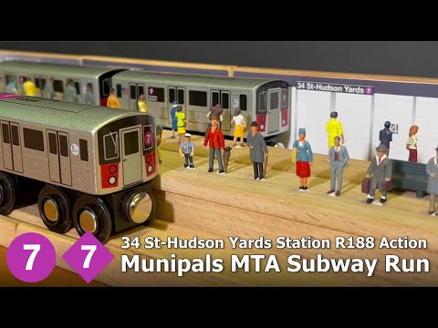 Munipals MTA R188 34 Street Hudson Yard Subway Run