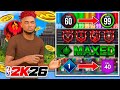 FASTEST WAY TO 99 OVR MAX BADGES MAX BUILD SPECIALIZATION LVL 40 REBIRTH In 1 DAY On NBA 2K26